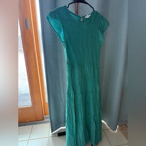 Blu Pepper Teal Midi Dress
